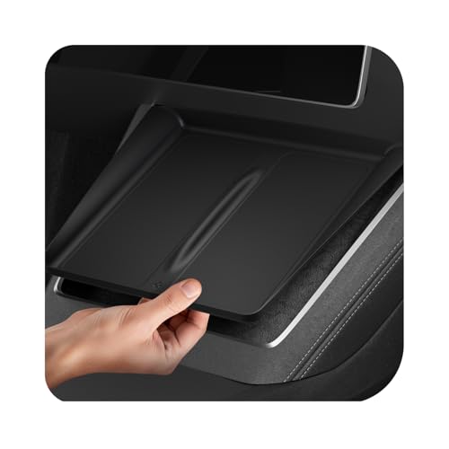 Spigen Wireless Charging Pad Cover for Tesla Model Y Juniper/YL - Black - color: Black