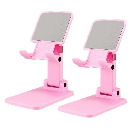 Cell Phone Stand Cute Mobile Holder For iPhone Desk Office Accessories - color: 06-Sakura Pink