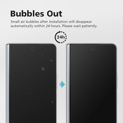 [3+3] for Samsung Galaxy Z Fold 4, Paperfeel Anti-Glare Matte Screen Protector, 3 Pack Inside Paperfeel Film + 3 Pack Front Anti-Glare Matte Film, Anti-Fingerprint, Self-Healing, Bubble Free Easy Installation with Alignment Applicator - size: Galaxy Z Fol
