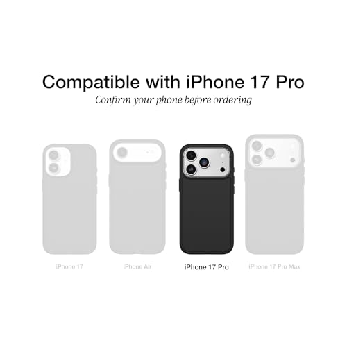 OtterBox iPhone 17 Pro Defender Pro Series Case - Black | Tough, Rugged & Durable iPhone Case, Snaps on MagSafe, Multi-Layer, Impact Absorbing iPhone Case - color: Black, style: iPhone 17 Pro