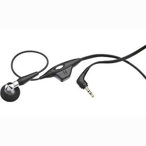 Headset Mono 3.5mm Hands-Free Earphone Single Earbud Headphone Earpiece w Mic Wired [Black] for AT&T Samsung Galaxy Express 3 - AT&T Samsung Galaxy Express Prime - AT&T Samsung Galaxy J3 (2016)