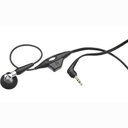 Headset Mono 3.5mm Hands-Free Earphone Single Earbud Headphone Earpiece w Mic Wired [Black] for AT&T Samsung Galaxy Express 3 - AT&T Samsung Galaxy Express Prime - AT&T Samsung Galaxy J3 (2016)