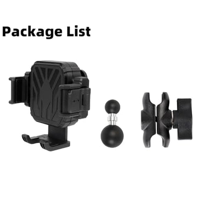 1" Ball Phone Mount Holder with Vibration Dampener ＆ 2.36" Short Double Socket Arm, Compatible with RAM B Size Mounts, Fits 5-7.2'' Phones, for Motorcycle Bike Boat ATV UTV Car Truck - style: 1" Ball Phone Holder with 2.36" Arm