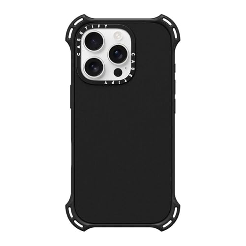 CASETiFY for iPhone 16 Pro Case - Bounce Compatible with MagSafe | Shockproof | 21.3 ft. 6X Military Grade Drop Protection | Matte Black - color: Matte Black, size: Iphone 16 Pro (6.3")