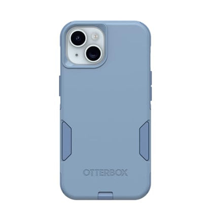 OtterBox iPhone 17e, 16e, 15, 14, & 13 Commuter Series Case - Crisp Denim (Blue), Pocket-Friendly, with Port Protection - Thin & Protective iPhone Case, Dual-Layer, Impact Absorbing iPhone Case - color: Blue