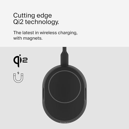 Belkin Qi2 15W Magnetic Wireless Charging Stand, Convertible (2 Pack) - color: Black, style: 2-Pack No Power Supply