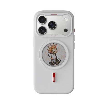Instant Custom Case for iPhone 17 Pro (White) | Battery-Free E Ink Phone Case, Personalize Your Case with Photos & AI Creations, MagSafe Compatible - color: White, size: iPhone 17 Pro