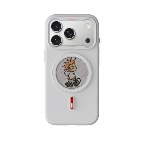 Instant Custom Case for iPhone 17 Pro (White) | Battery-Free E Ink Phone Case, Personalize Your Case with Photos & AI Creations, MagSafe Compatible - color: White, size: iPhone 17 Pro