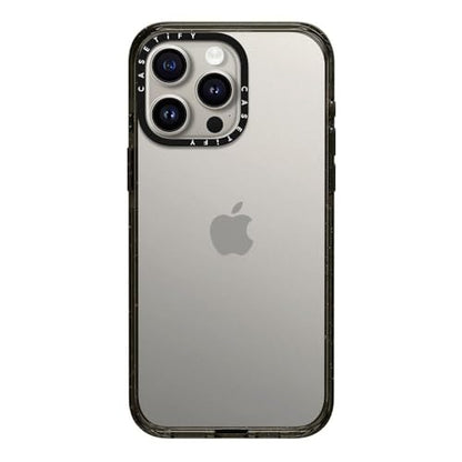 CASETiFY for iPhone 15 Pro Max Case - Impact Clear Black | Slim Fit | 8.2 ft. 4x Military Grade Drop Protection | Black - color: Clear Black, size: Iphone 15 Pro Max (6.7")