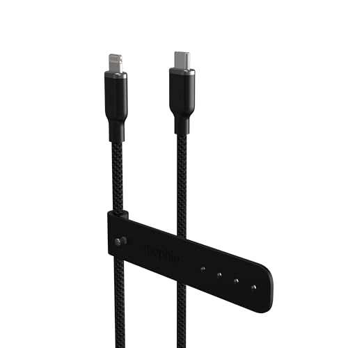 mophie Charge Stream USB-C to Lightning 2m/6ft Silicone Cable - size: 6 feet, style: USB-C to Lightning