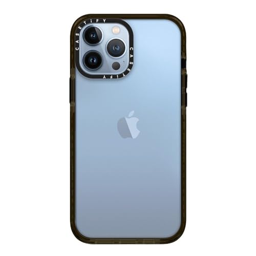 CASETiFY for iPhone 13 Pro Max Case - Impact Clear Black | Slim Fit | 6.6 ft. Drop Protection | Black - color: Clear Black, size: Iphone 13 Pro Max (6.7")