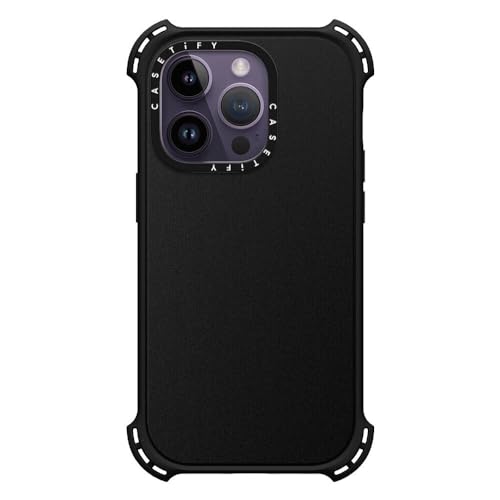 CASETiFY for iPhone 14 Pro Case - Bounce Compatible with MagSafe | Shockproof | 21.3 ft. 6x Military Grade Drop Protection | Matte Black - color: Matte Black, size: Iphone 14 Pro (6.1")