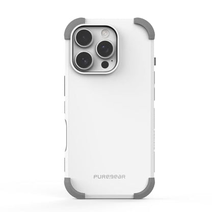 PureGear DualTek Case for Apple iPhone 16 Pro Max (2024) 6.9", Military Tested and Approved Protection, Heavy-Duty Durable Protective iPhone 16 Pro Max Case, Drop Test Certification of 20ft, White - color: White