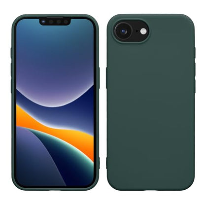kwmobile Case Compatible with Apple iPhone 17e / iPhone 16e Case - Soft Slim Protective TPU Silicone Cover - Blue Green - color: blue green