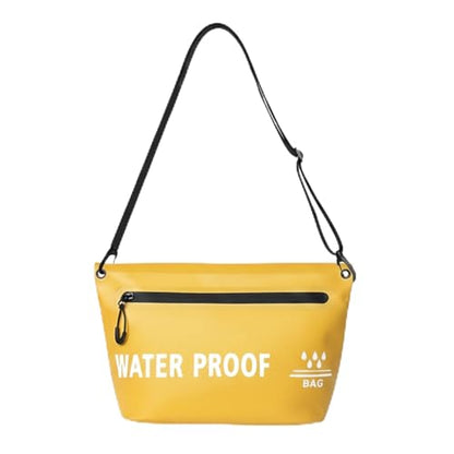Mesh Beach Bag with Pockets, Extra Large Capacity Pool Tote Bag - color: Yellow