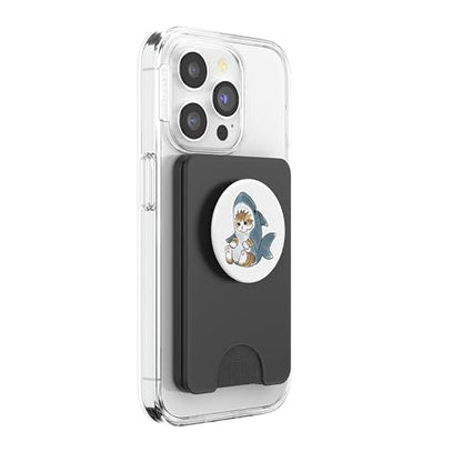 My cat is a Shark PopSockets PopWallet for MagSafe - style: Magnetic PopWallet