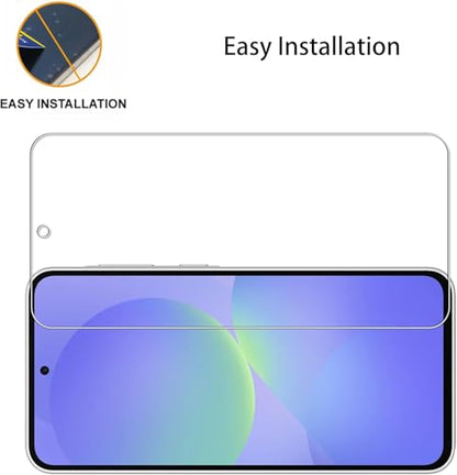 [2+2 Pack Tempered Glass Film For Samsung Galaxy A36 5G Screen Protector 2-Pack with Camera Lens Protector 2-Pack