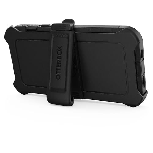 OtterBox iPhone 15, iPhone 14, & iPhone 13 (Only) - Defender Series Case - Black - Screenless - Rugged & Durable - with Port Protection - Holster Clip Includes - Microbial Defense Protection - color: Black