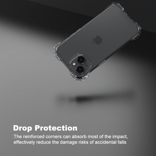 for iPhone 15 Clear Case with Crossbody Strap, Slim Fit Shockproof Protective Phone Case with Anti-Lost Detachable Adjustable Shoulder Neck Lanyard Strap - size: iPhone 15