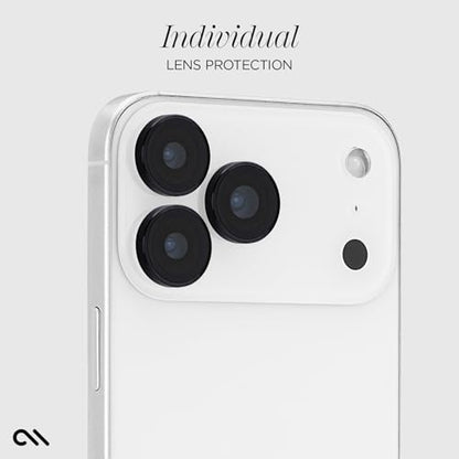 Case-Mate iPhone 17 Pro Max/iPhone 17 Pro Camera Lens Protector - Black - color: Black - Pro/Pro Max, style: iPhone 17 Pro Max / iPhone 17 Pro