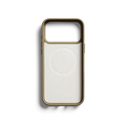 Bellroy Phone Case for iPhone 17 Pro Max (Leather Phone case) - Khaki - color: Khaki