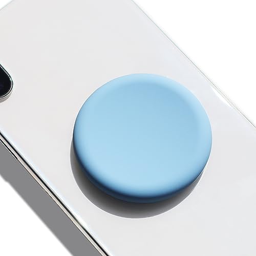 GRIPONG Cute Soft Silicone Cover Expandable Collapsible Mobile Phone Grip Stand Holder for Smartphone Tablet Cell Phone Accessory (Blue) - color: Blue