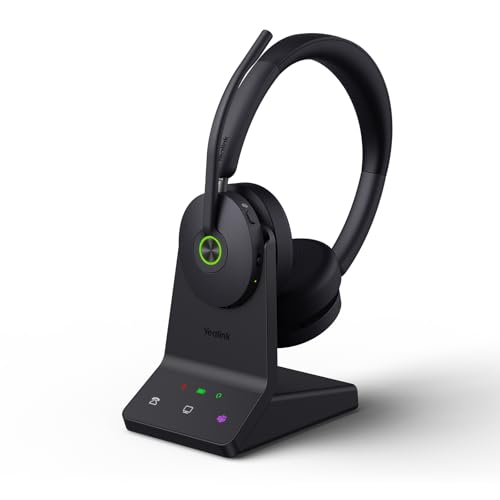 Yealink WH68 Duo Wireless Headset DECT and Bluetooth 606ft Range Hybrid ANC - style: WH68 Teams