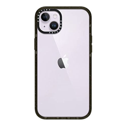 CASETiFY for iPhone 14 Plus Case - Impact Clear Black | Slim Fit | 8.2 ft. 4x Military Grade Drop Protection | Black - color: Clear Black, size: Iphone 14 Plus (6.7")
