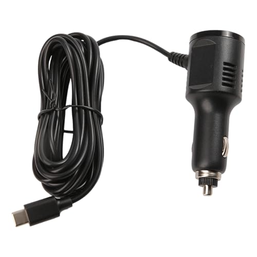 Double USB C Car Charging with Type C Cable for 12V 24V Vehicles Fast Charging Phones Tablets DashCamera