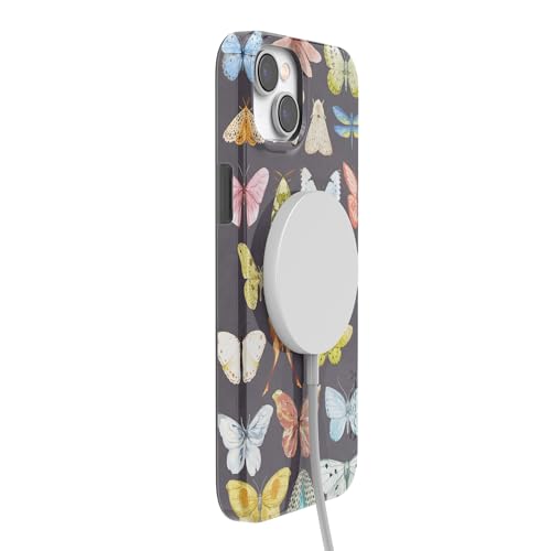 Casely iPhone 14 Plus Case | Midnight Monarch | Jenna Palek x Casely | Compatible with MagSafe | Classic Ultra Slim Design - color: Midnight Monarch | Jenna Palek x Casely
