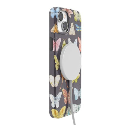 Casely iPhone 14 Plus Case | Midnight Monarch | Jenna Palek x Casely | Compatible with MagSafe | Classic Ultra Slim Design - color: Midnight Monarch | Jenna Palek x Casely