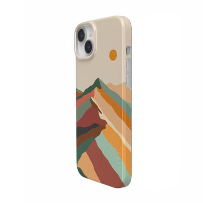 Casely iPhone 14 Plus Case | Magic Mountain | Colorblock | Compatible with MagSafe | Classic Ultra Slim Design - color: Magic Mountain | Colorblock
