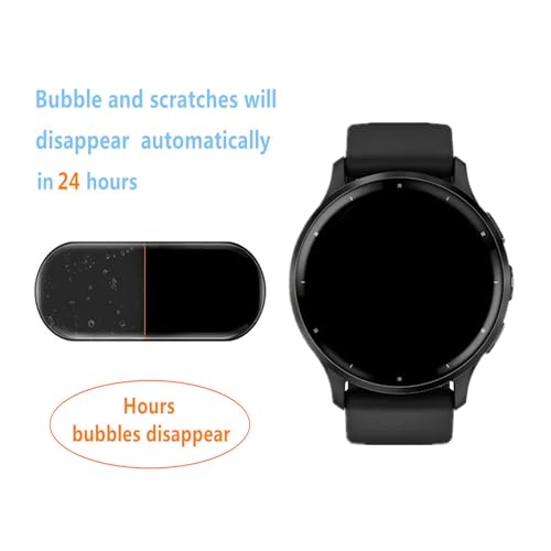 Screen Protector Compatible for Garmin Venu 3 / Venu 4 45mm Smart Watch (4 Pack) Flexible Full Coverage TPU Clear Film (Venu 3) - size: Venu 3 / Venu 4 45mm