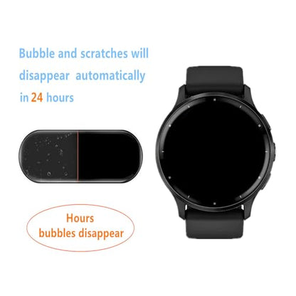 Screen Protector Compatible for Garmin Venu 3 / Venu 4 45mm Smart Watch (4 Pack) Flexible Full Coverage TPU Clear Film (Venu 3) - size: Venu 3 / Venu 4 45mm