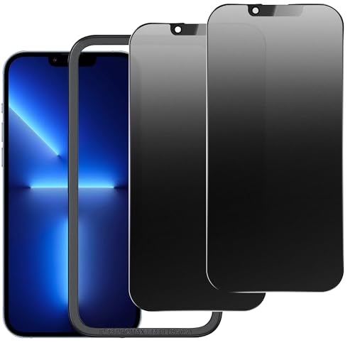 2 Pack Matte Privacy Screen Protector for iPhone 13 Pro Max/14 Plus 6.7",Anti-Glare Anti-Spy Scratch Resistant Tempered Glass Film,Smooth Responsive Touch Anti-Scratch Glass，Easy to Install - size: for iPhone 13 Pro Max/iPhone 14 Plus