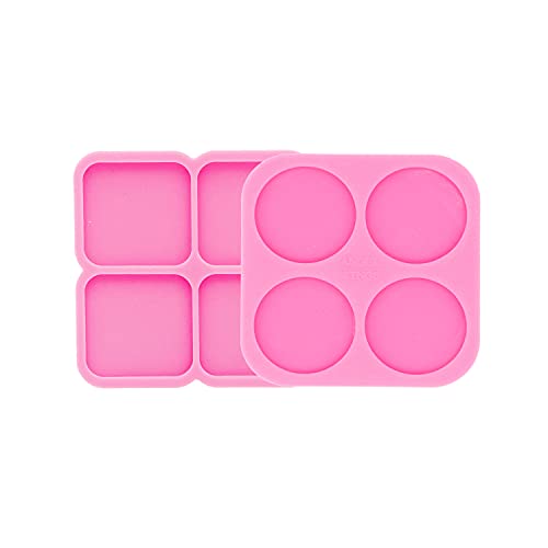 Super Glossy Resin Mold Phone Grip Epoxy Molds, Silicone Molds for Badge Reel DIY Telephone Stands Design (YMDY0533+DY1128) - color: YMDY0533+DY1128