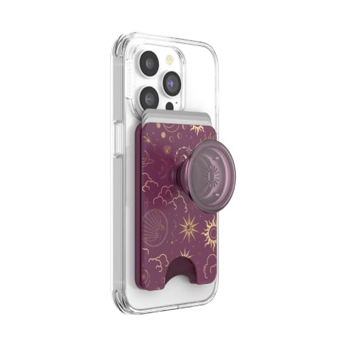 PopSockets Phone Wallet for MagSafe with Grip- Celestial Mauve - color: Celestial Mauve, style: MagSafe