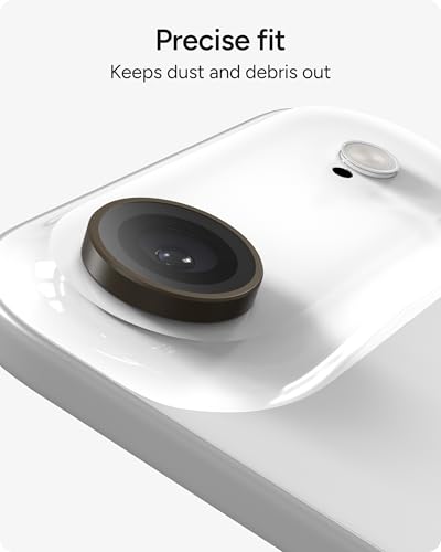 ZAGG iPhone Camera Lens Protector for iPhone Air - Beige Sandstone, Camera Ring, Maximum Impact & Scratch Protection, Anti-Reflective Technology, Smudge-Resistant, Precise Fit, Glass Elite - color: Beige Sandstone