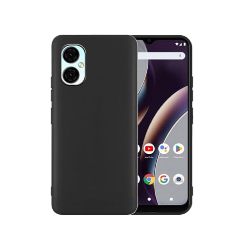 Phone Case for Pinwheel Genesis 1 Smartphone, BLU G53 Black | [Soft TPU] Slim Matte Black Case - Full Body Protective Phone Case Cover, Lightweight, Shockproof, Drop Proof