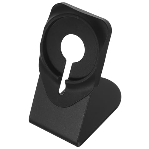 Wireless Charging Dock Stand Black Aluminum Alloy for Desk