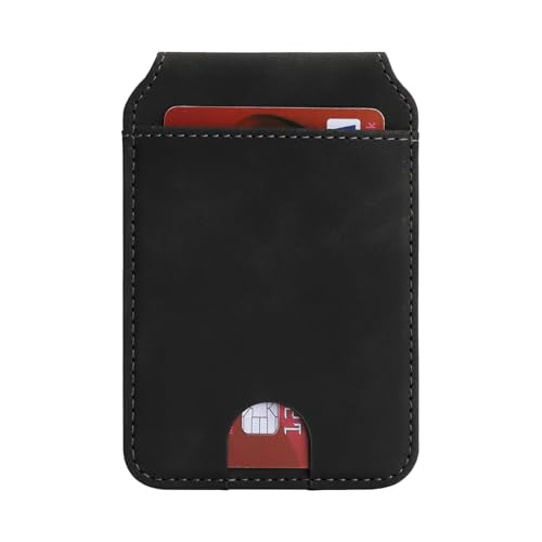 Ｈａｖａｙａ Soft-Touch Wallet Case for iPhone 16 - Matte Black | Soft touch matte finish, detachable 2-in-1 magnetic wallet with 5 card slots & kickstand, 1400 Gauss MagSafe 15W fast char - color: Matte Black