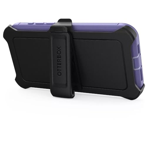 OtterBox iPhone 15 Pro Max (Only) - Defender Series Case - Mountain Majesty (Purple) - Screenless - Rugged & Durable - with Port Protection - Holster Clip Includes - Microbial Defense Protection - color: Mountain Majesty (Purple)