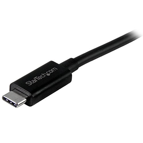 StarTech 3.3ft (1m) USB-C Cable, 10Gbps, 60W (3A) PD, 8K 60Hz / 4K 144Hz, USB-IF Certified, Thunderbolt Compatible - size: 1m / 3ft, style: USB 3.1 - C to C