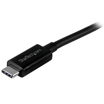 StarTech 3.3ft (1m) USB-C Cable, 10Gbps, 60W (3A) PD, 8K 60Hz / 4K 144Hz, USB-IF Certified, Thunderbolt Compatible - size: 1m / 3ft, style: USB 3.1 - C to C