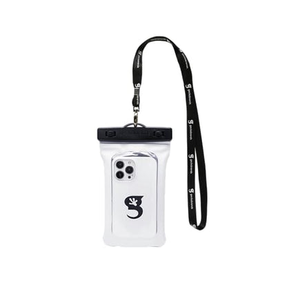 geckobrands Float Phone Dry Bag - Waterproof & Floating Phone Pouch – Fits Most iPhone and Samsung Galaxy Models - color: White