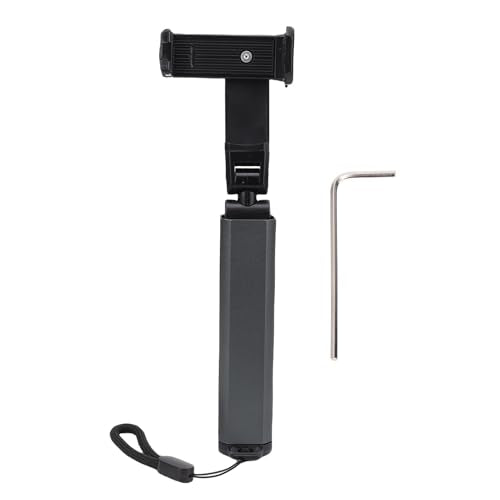 Yunseity Phone Holder, Foldable 360° Adjustable Clamp Clip Mount Cell Phone Stand for Desk Pole Table, Pipe, Pen, Treadmill, Pole Mounted Desk Stand for Table Bedside (Dark Gray) - color: Dark Gray