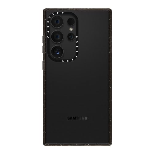 CASETiFY for Galaxy S24 Ultra Case - Impact Clear Black | 8.2 ft. 4x Military Grade Drop Protection | Black - color: Clear Black, size: Galaxy S24 Ultra (6.8")