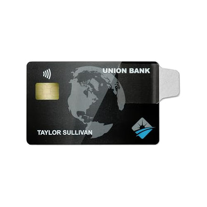 Credit Card Pull Tabs. GRIP-EASE by JS Products. Made in the USA. (Silver) - color: Silver