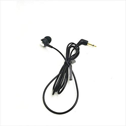 Single Side Earphone in-Ear Mono Earbuds Disposable Headphone Low Cost Ear Buds for One Ear