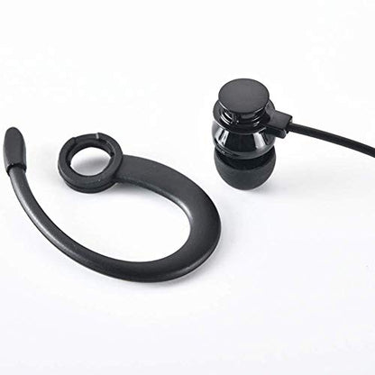Single Side Earphone in-Ear Stereo to Mono Earbuds,3.5mm Plug Ear Hook Earpiece,Compatible Android Smartphones MP3 Players